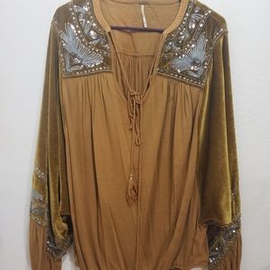 Free People blouse size Large